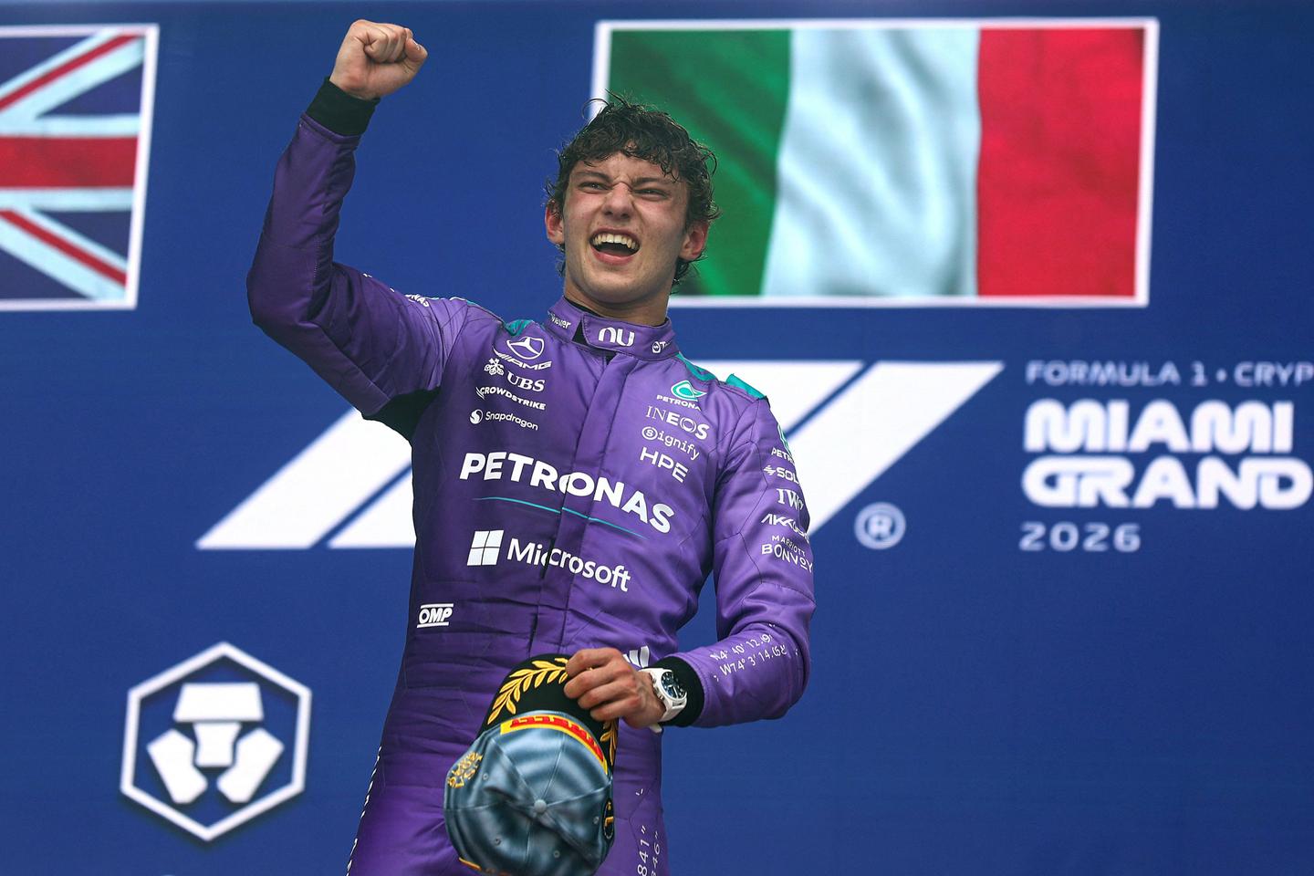 Kimi Antonelli remporte un troisième Grand Prix consécutif, pour la reprise de la formule 1 à Miami