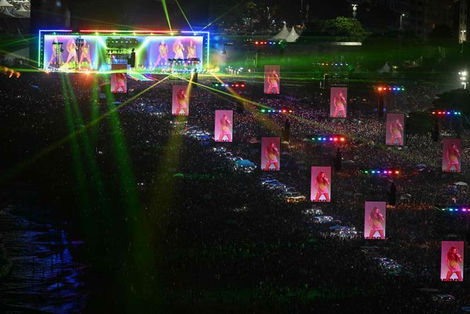 Durante show de Shakira, no Rio de Janeiro, sábado, 2 de maio de 2026.
