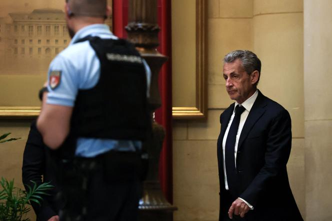 Nicolas Sarkozy, at the Paris courthouse, on May 4, 2026.
