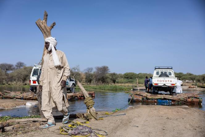 Des véhicules d’une ONG, à Fourkouloum, près du lac Tchad, le 3 mai 2026.
