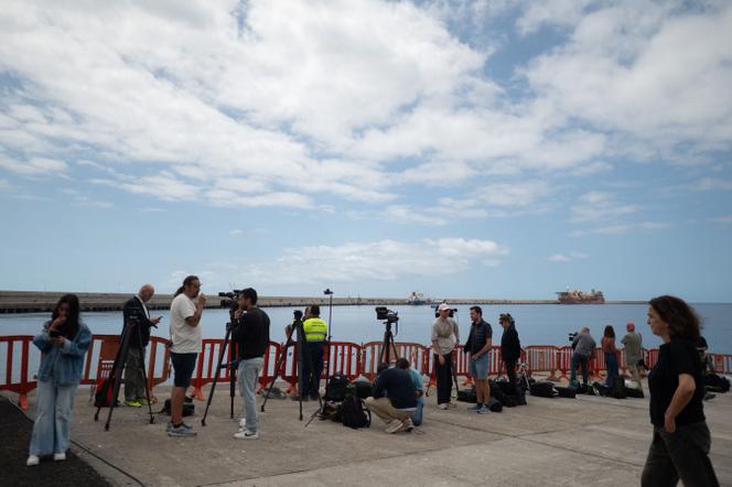 Au port de Granadilla, à Tenerife, aux Canaries (Espagne), le 9 mai 2026. 