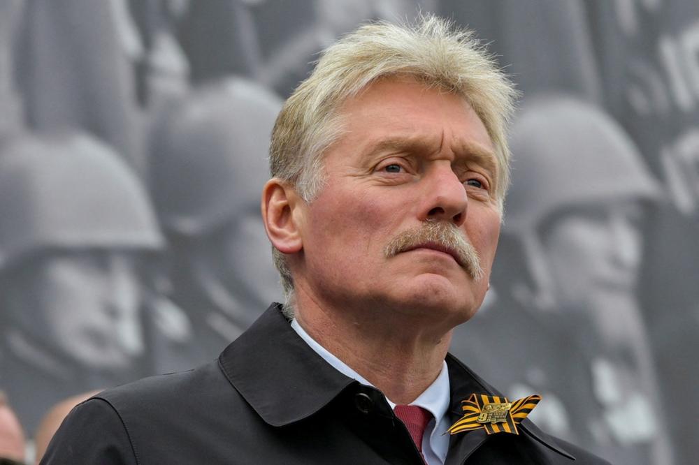 Le porte-parole de la présidence russe, Dmitri Peskov, à Moscou, le 9 mai 2026. - EKATERINA SHTUKINA/SPUTNIK VIA REUTERS