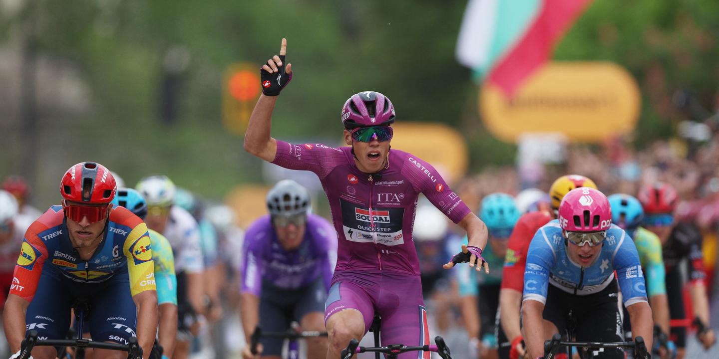 Paul Magnier remporte sa 2e étape sur le Giro, nouveau prodige français