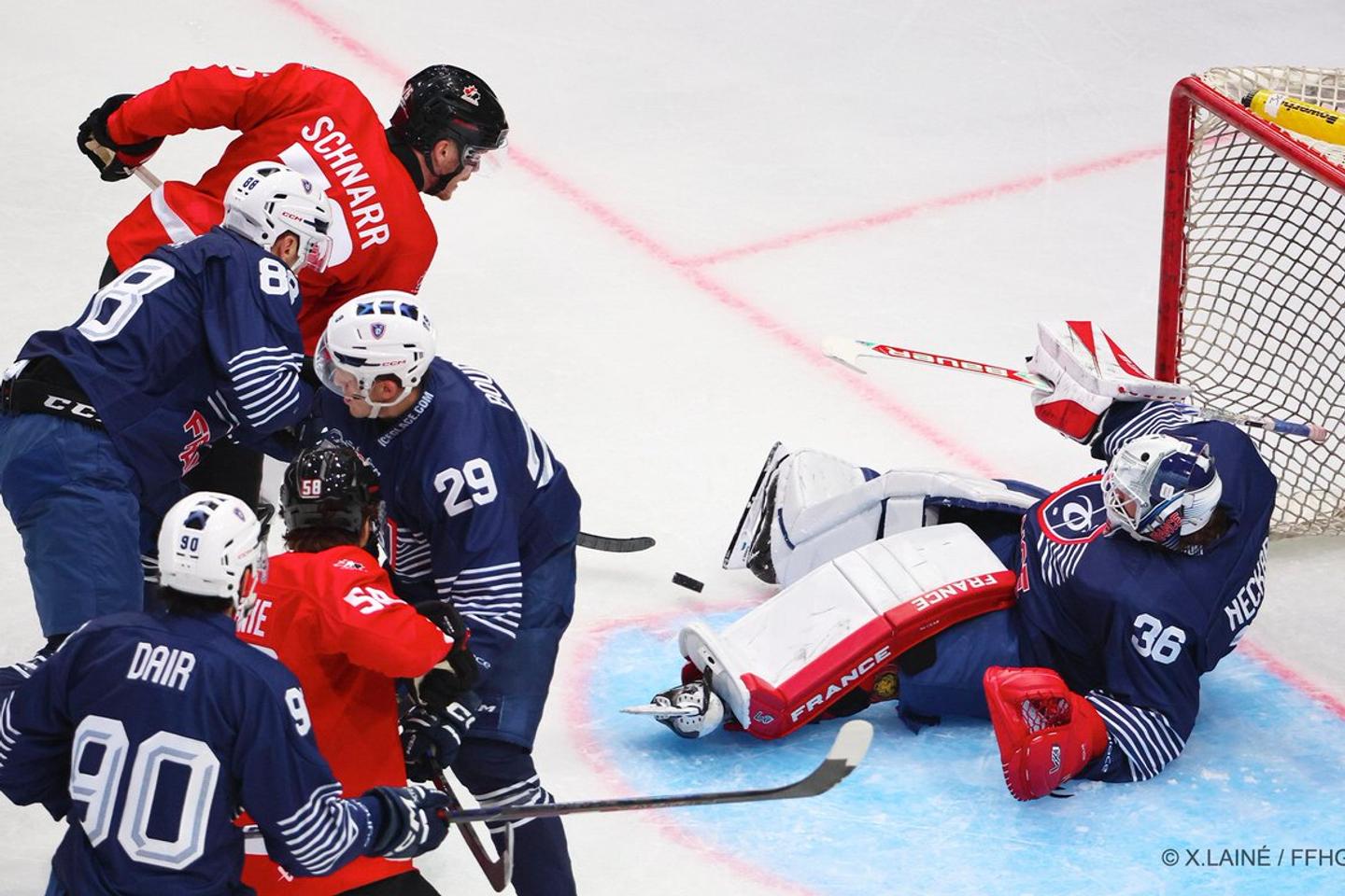 Hockey sur glace aux JO 2030 : grâce à un France-Canada de gala, Paris renoue avec ses rêves d’olympisme