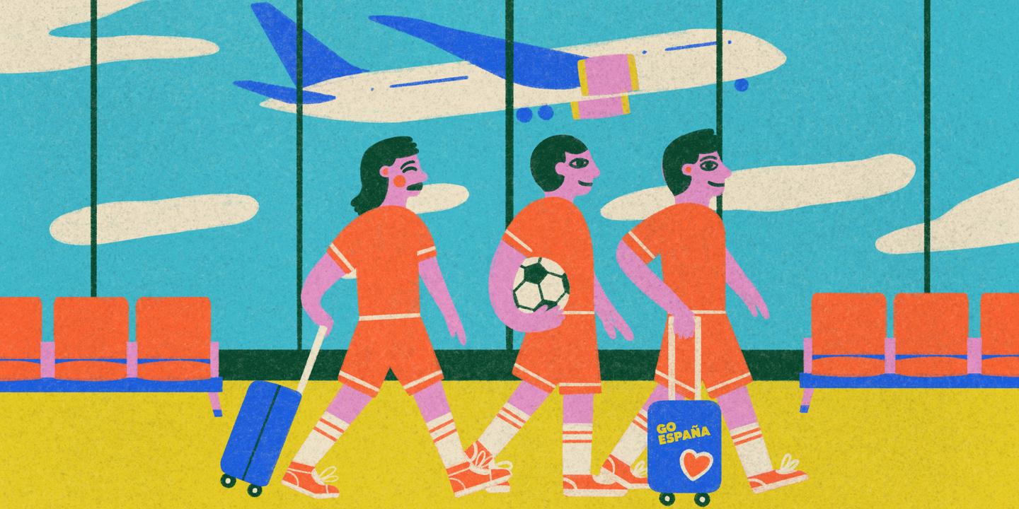 Le système D des supporteurs espagnols irréductibles pour assister à un Mondial de football hors de prix