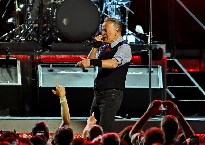 Bruce Springsteen, lors de la tournée Land of Hope and Dreams au Madison Square Garden, à New York, lundi 11 mai 2026.