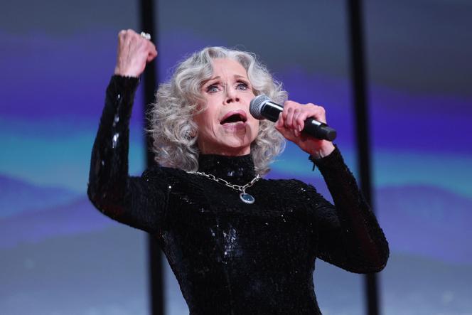 L’actrice Jane Fonda, lors de la cérémonie d’ouverture du 79ᵉ Festival de Cannes, le 12 mai 2026.