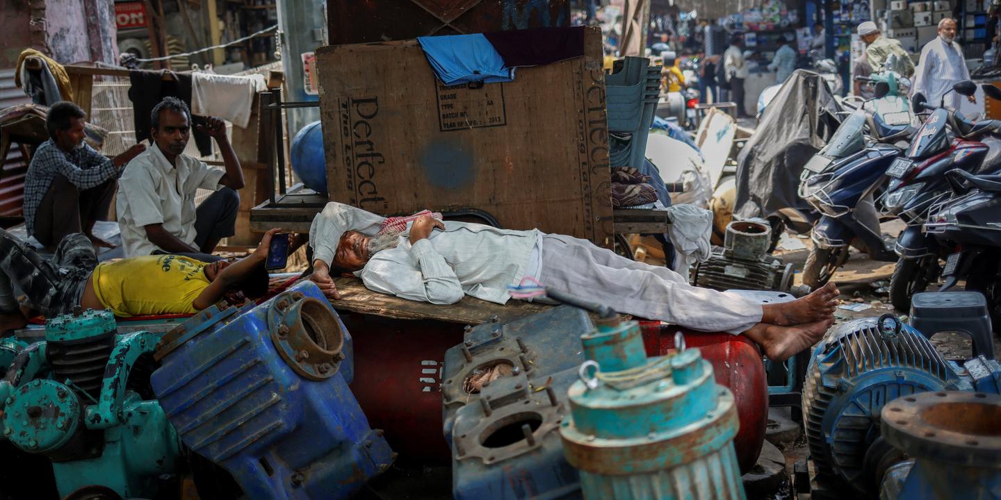 À Delhi, le calvaire des travailleurs sous 43°C