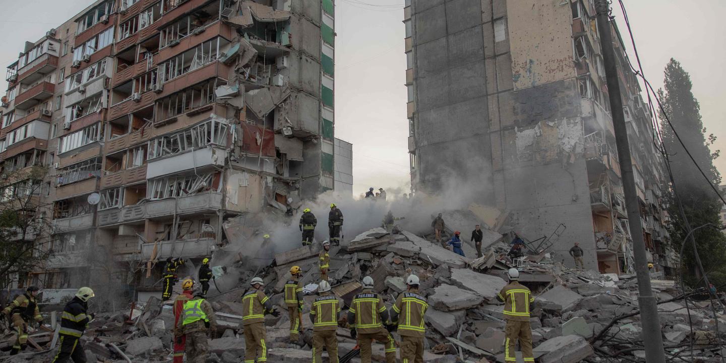 Ukraine : images de l'attaque nocturne russe massive sur Kiev