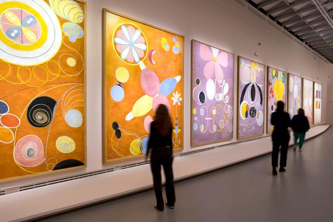 L’exposition de l’artiste suédoise Hilma af Klint, au Grand Palais, à Paris, le 4 mai 2026.