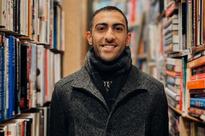 Arash Ahmadzadeh at The Abbey Bookshop in Paris, November 7, 2025.