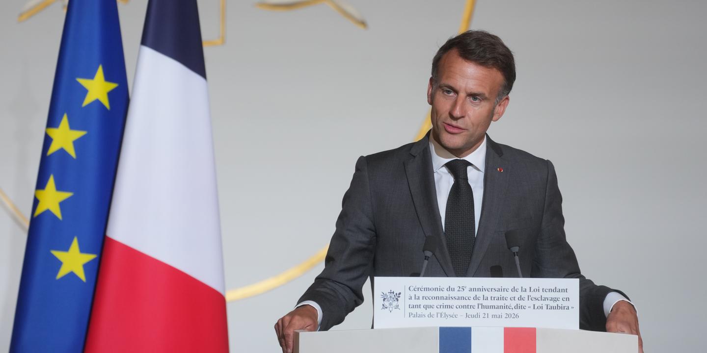 Macron soutient l'abrogation du Code noir et évoque des réparations