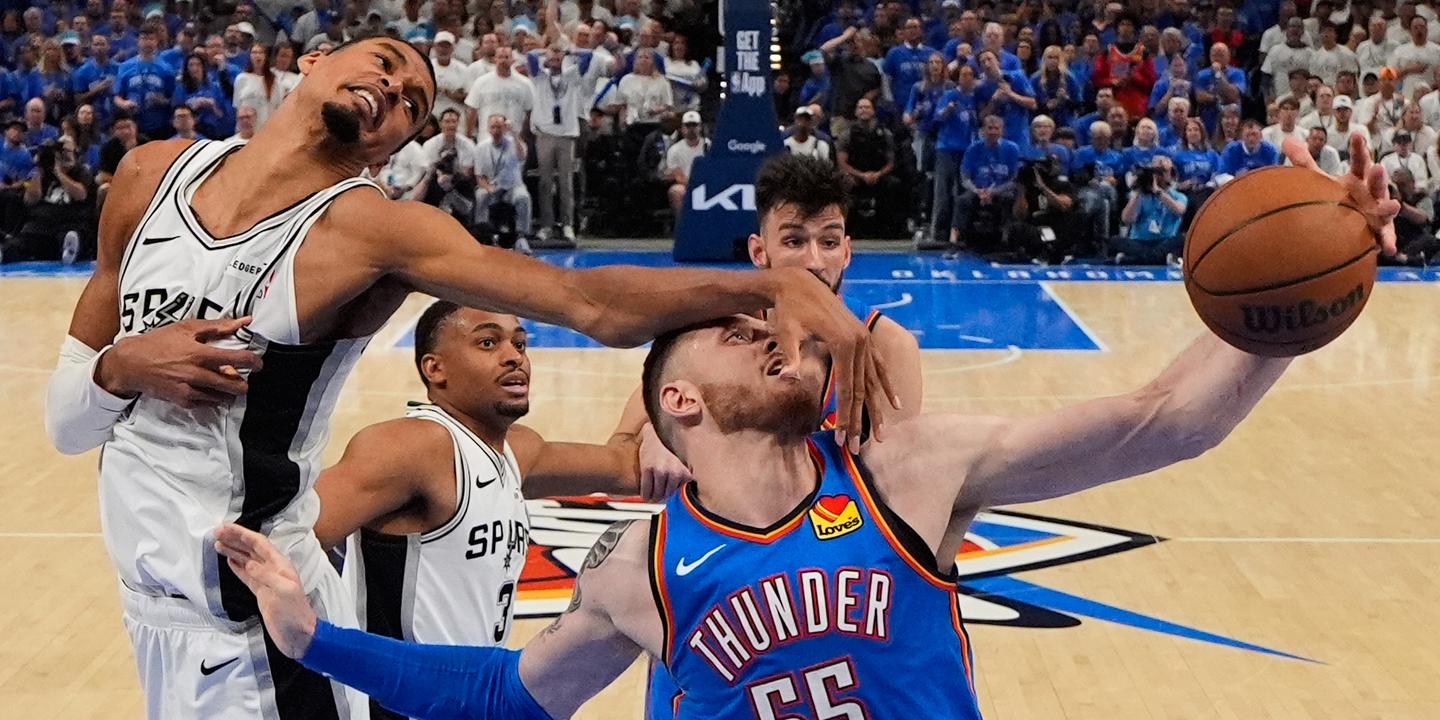 NBA : les Spurs de Wembanyama s'inclinent à Oklahoma, le Thunder égalise