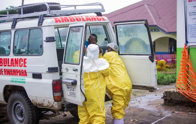 Accueil d’un patient à l’hôpital général de Rwampara, près de Bunia, dans la province d’Ituri, en République démocratique du Congo, le 21 mai 2026.