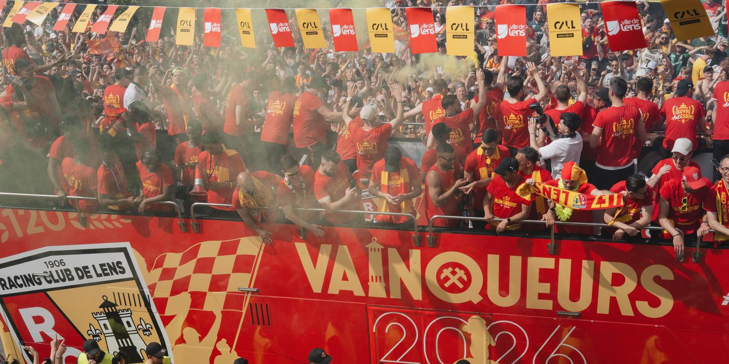À Lens, une fête populaire après le triomphe des Sang et Or en Coupe de France