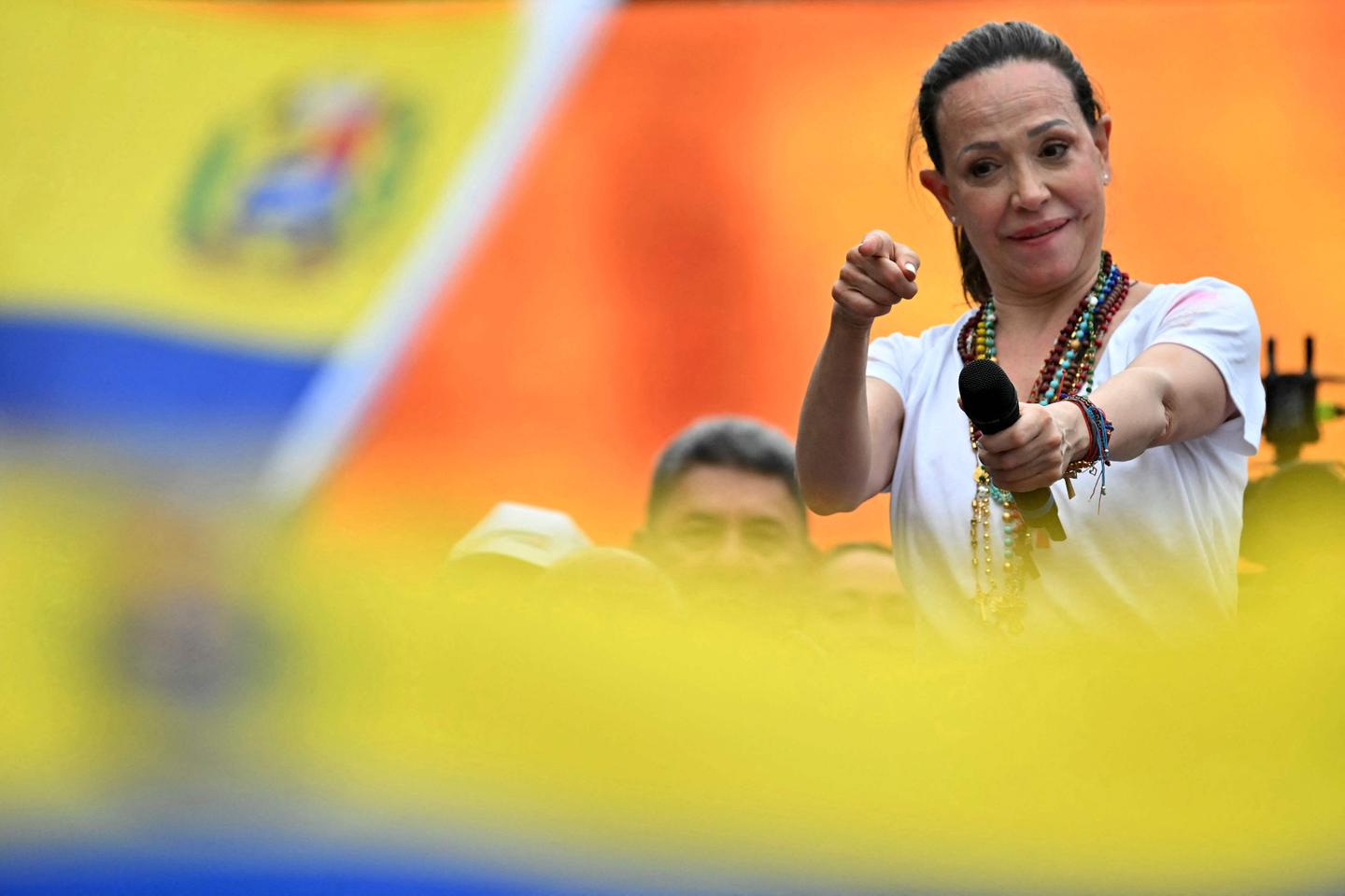 L’opposante vénézuélienne Maria Corina Machado se voit candidate en cas d’élection présidentielle