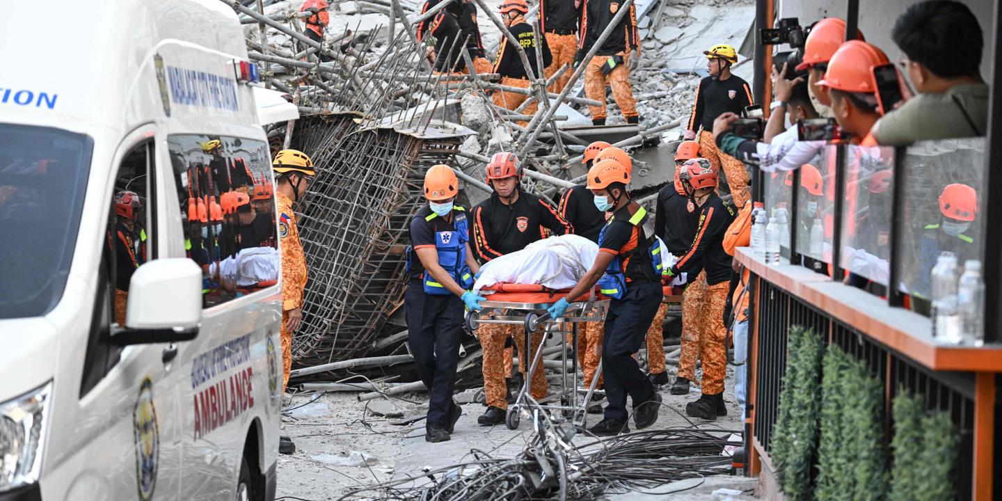 Philippines : signes de vie après effondrement, 4 morts et 17 disparus