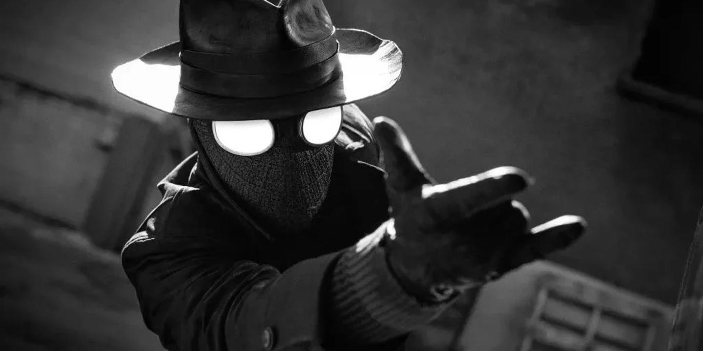 Spider-Noir sur Prime Video : chapeau mou et toile d'araignée