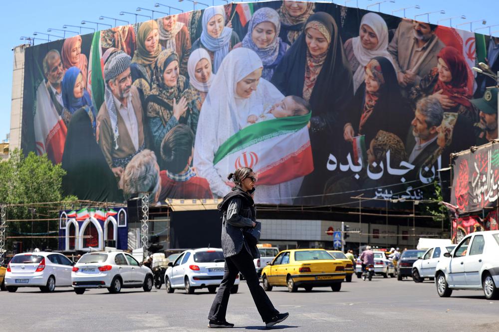 Dans le centre de Téhéran, le 26 mai 2026. - ATTA KENARE/AFP