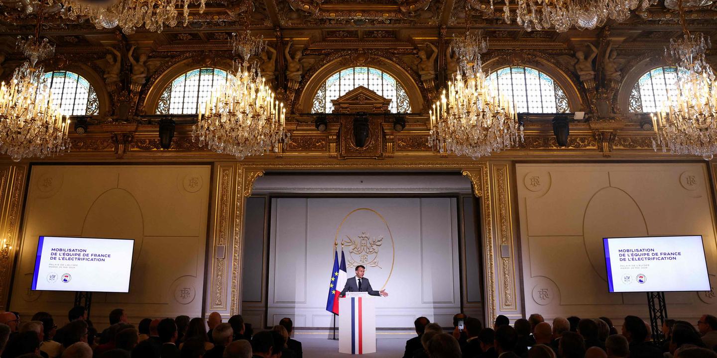 Macron mobilise les industriels pour accélérer l'électrification
