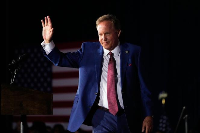 Ken Paxton après sa victoire à la primaire républicaine pour le Sénat américain, à Plano (Texas), le 26 mai 2026.