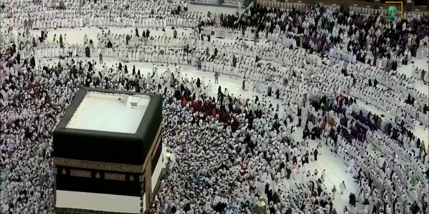 Images: 1,7 million de pèlerins à La Mecque en Arabie Saoudite