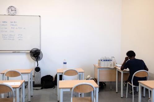 Au Lycée Déodat-de-Séverac, à Toulouse, le 28 mai 2026.