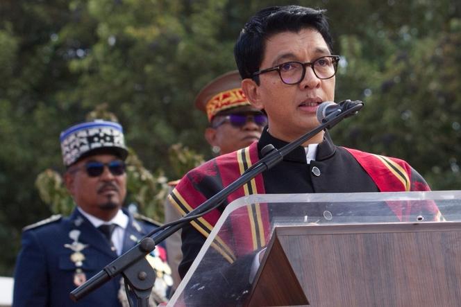 Le président Andry Rajoelina, avant sa fuite, à Antananarivo (Madagascar), le 2 septembre 2025.