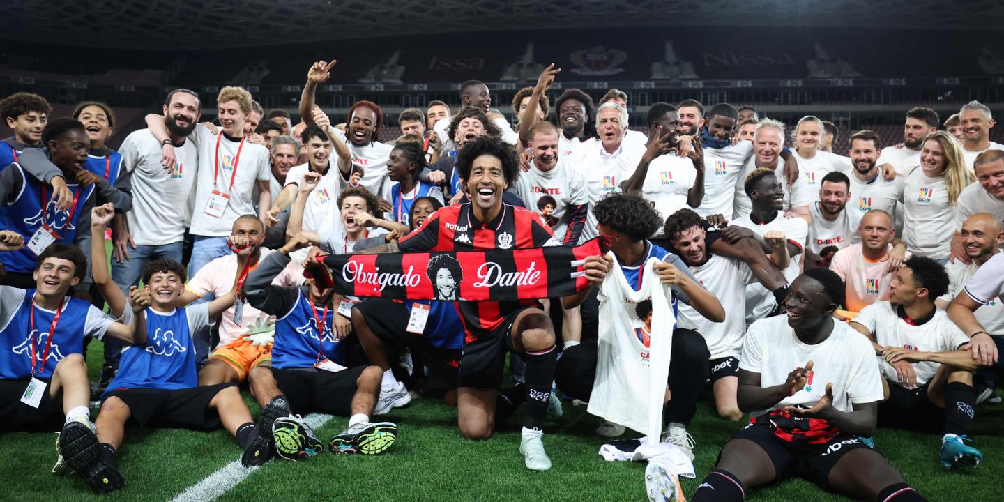 Nice arrache son maintien en Ligue 1 face à Saint-Étienne