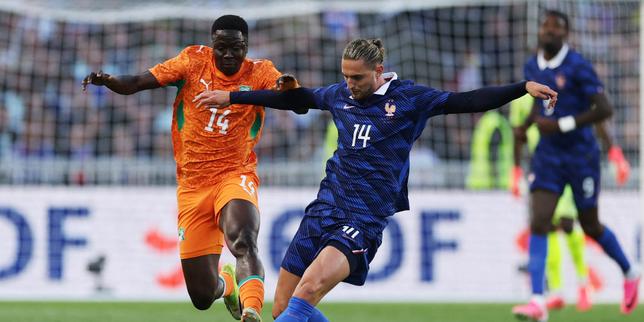 EN DIRECT, France-Côte d’Ivoire : Rayan Cherki donne l’avantage aux Bleus avant la pause grâce à un but somptueux