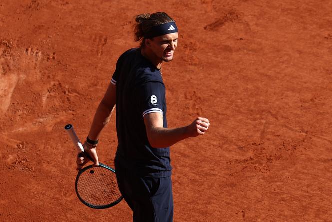 L’Allemand Alexander Zverev, après sa victoire contre le Tchèque Jakub Mensik, en demi-finale de Roland-Garros, le 5 juin 2026.