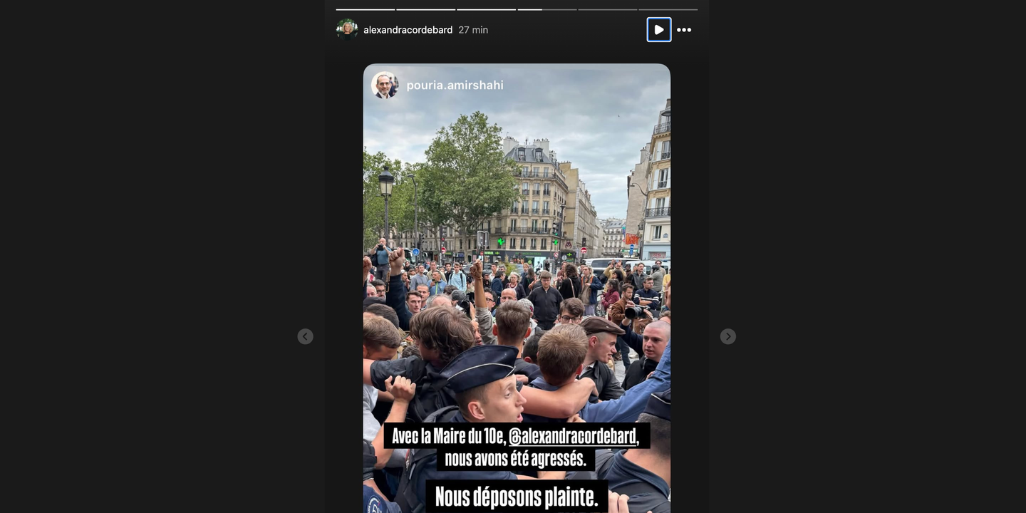 Maire du 10e arrondissement de Paris agressée par des militants d'extrême droite