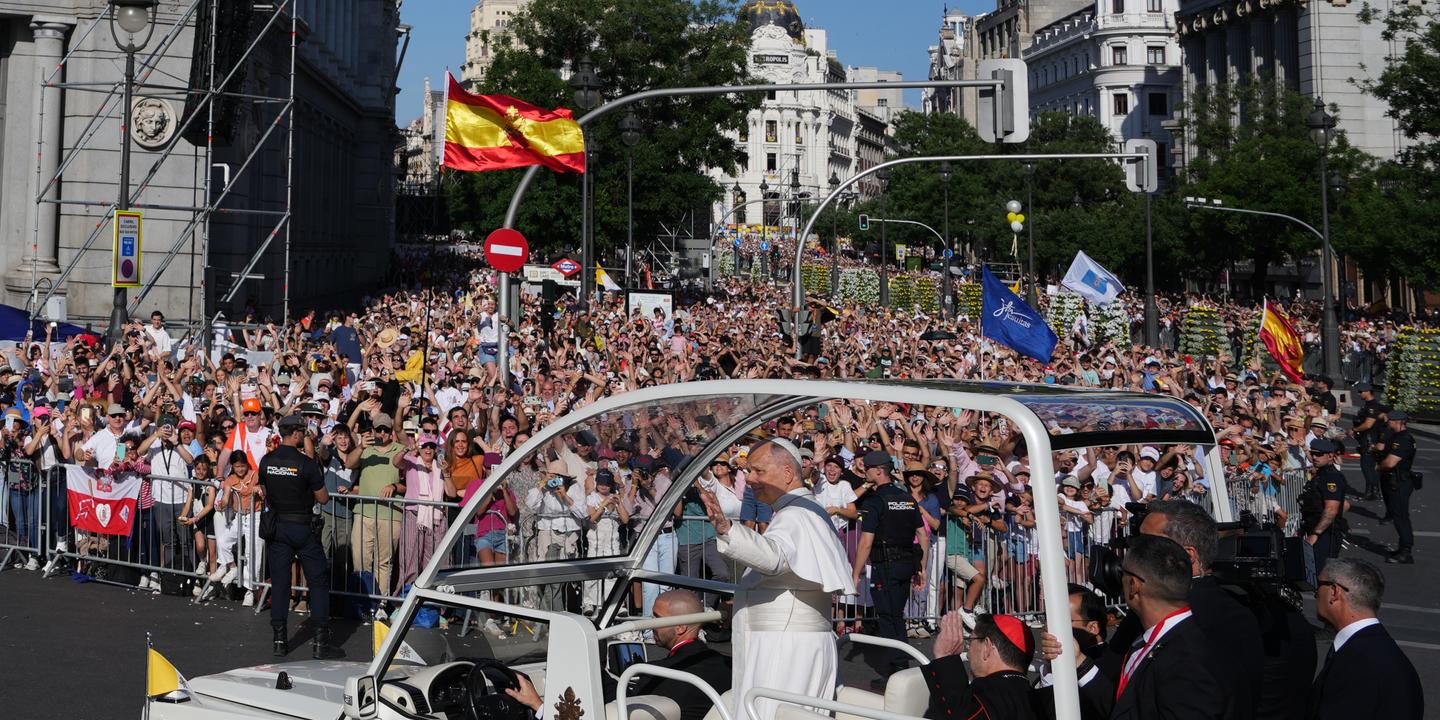 Vidéo : 1,2 million de fidèles pour la messe du pape à Madrid