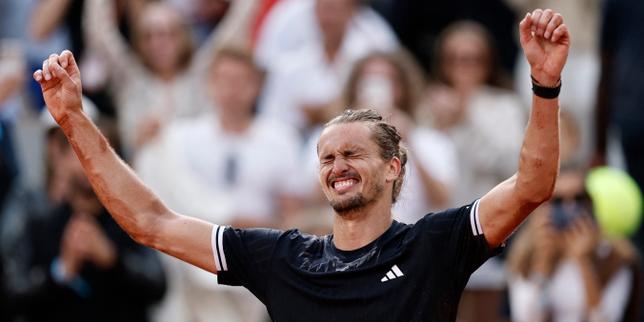 Germany's Zverev wins French Open
