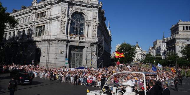 A Madrid, plus d’un million de fidèles réunis pour la messe 