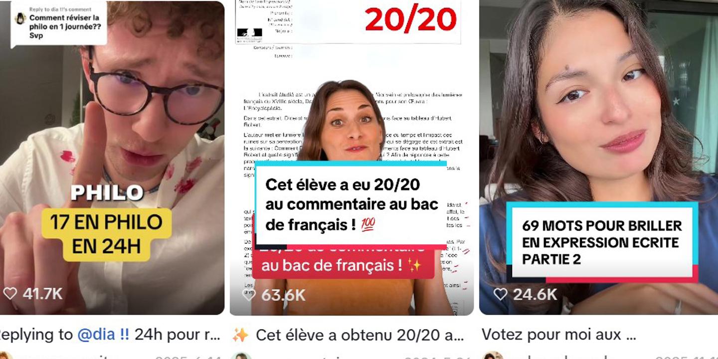 Révisions du bac sur TikTok et Instagram : l'aide de dernière minute des jeunes