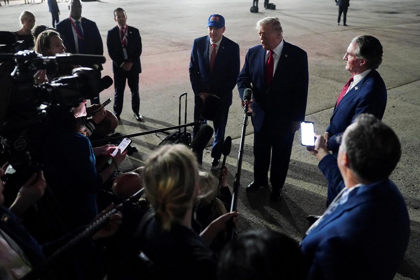 Trump, claiming to stand between Iran and Israel, seeks to prevent new open war