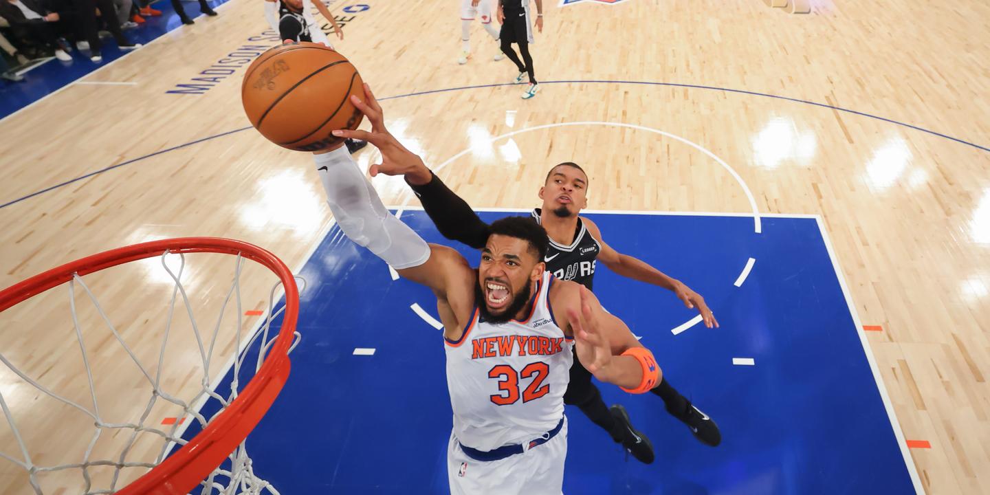NBA : les Knicks renversent les Spurs, Wembanyama hué au Madison Square Garden