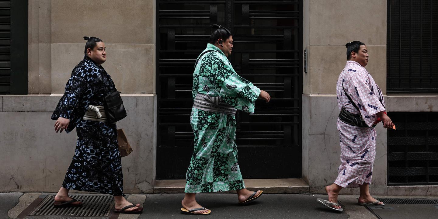 Les maîtres du sumo de retour à Paris après trente ans d'absence