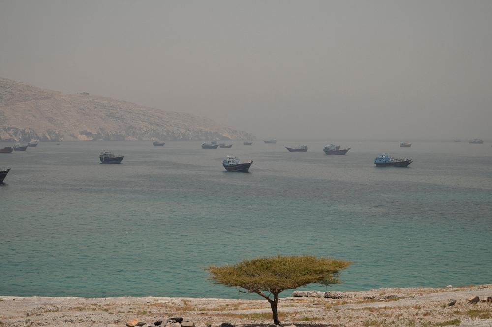 Vue sur le détroit d’Ormuz, de Musandam (Oman), le 11 juin 2026. - REUTERS