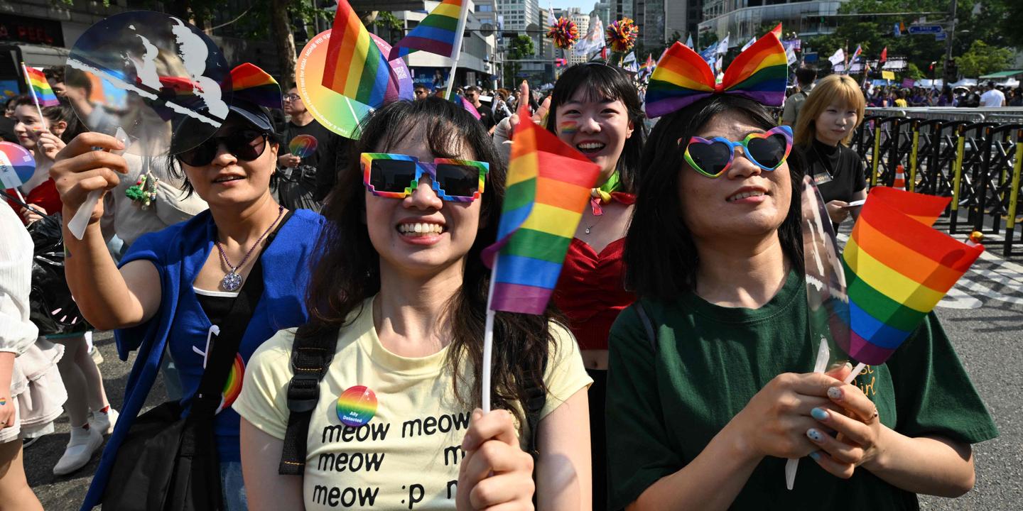 Vidéo : des milliers de personnes rassemblées au festival queer à Séoul
