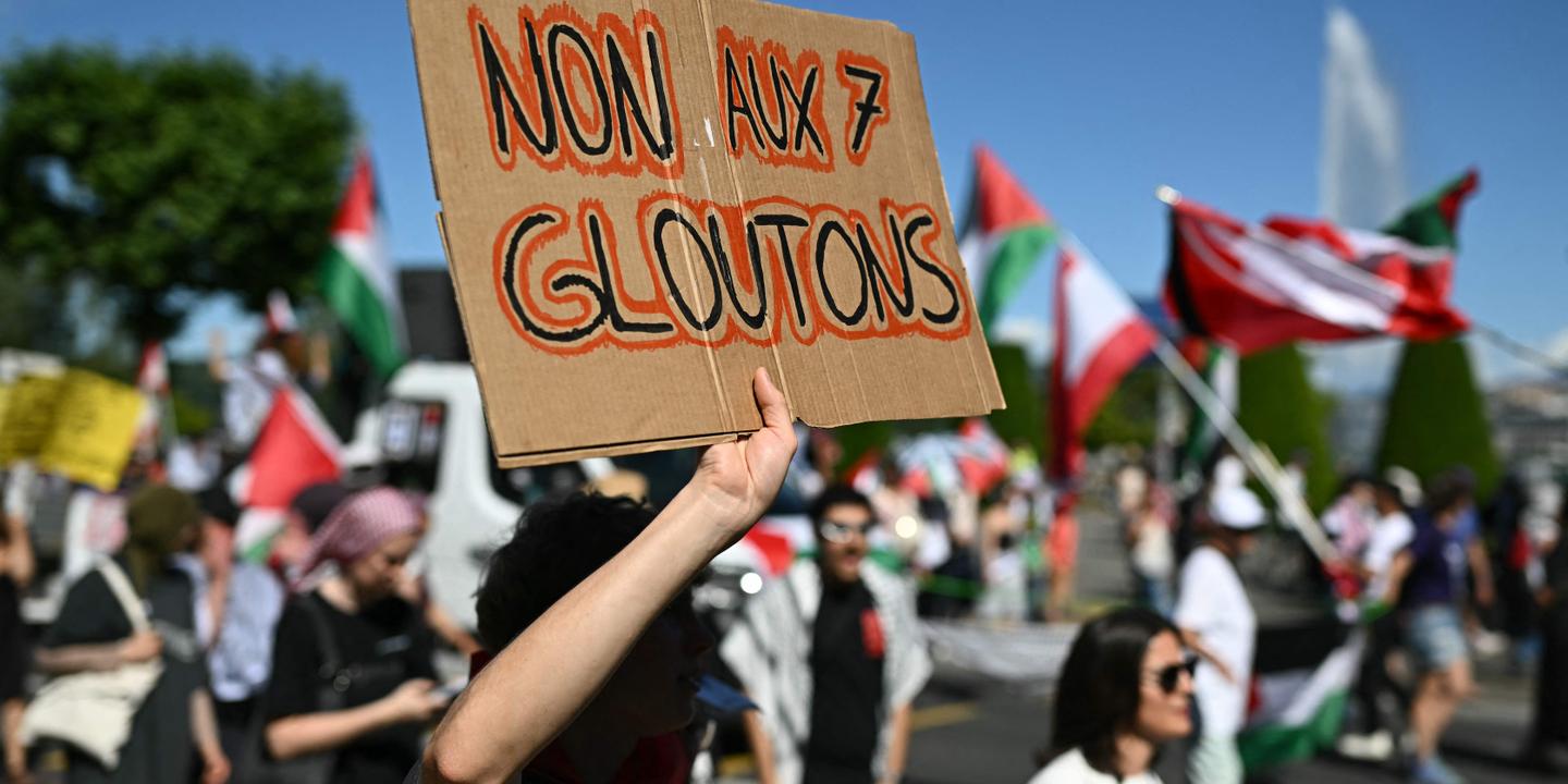 G7 à Évian : des milliers de manifestants à Genève contre le sommet