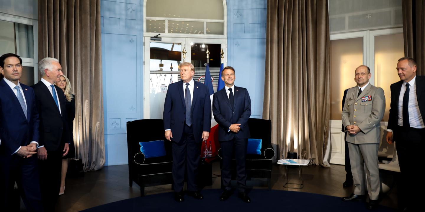 G7 à Évian : Trump et Macron évoquent Proche-Orient et Ukraine