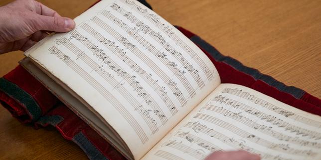 Un manuscrit inédit de Mozart découvert à la Bibliothèque nationale de France