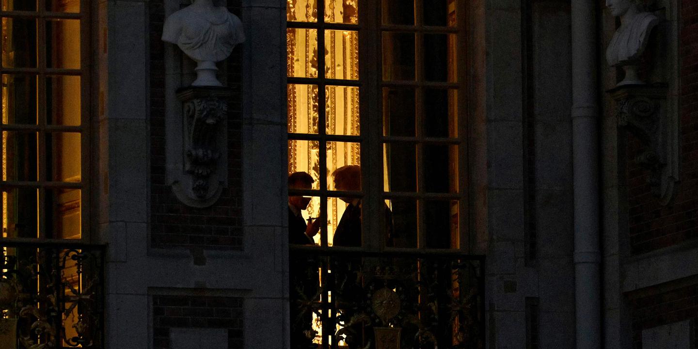Signature d'un accord sur l'Iran au château de Versailles