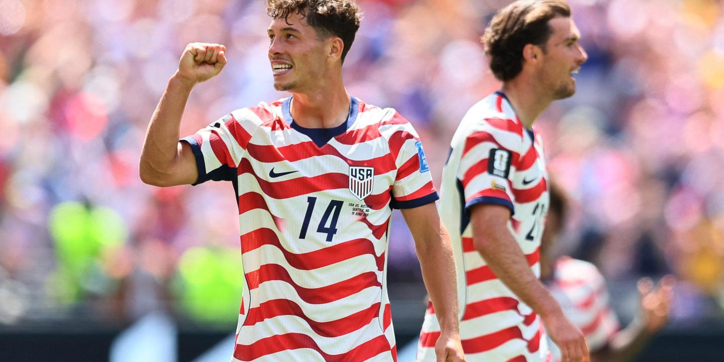 Folarin Balogun lors de la victoire des États-Unis