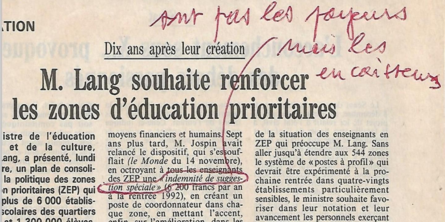 Les coquilles du Monde : suggestion ou sujétion ?
