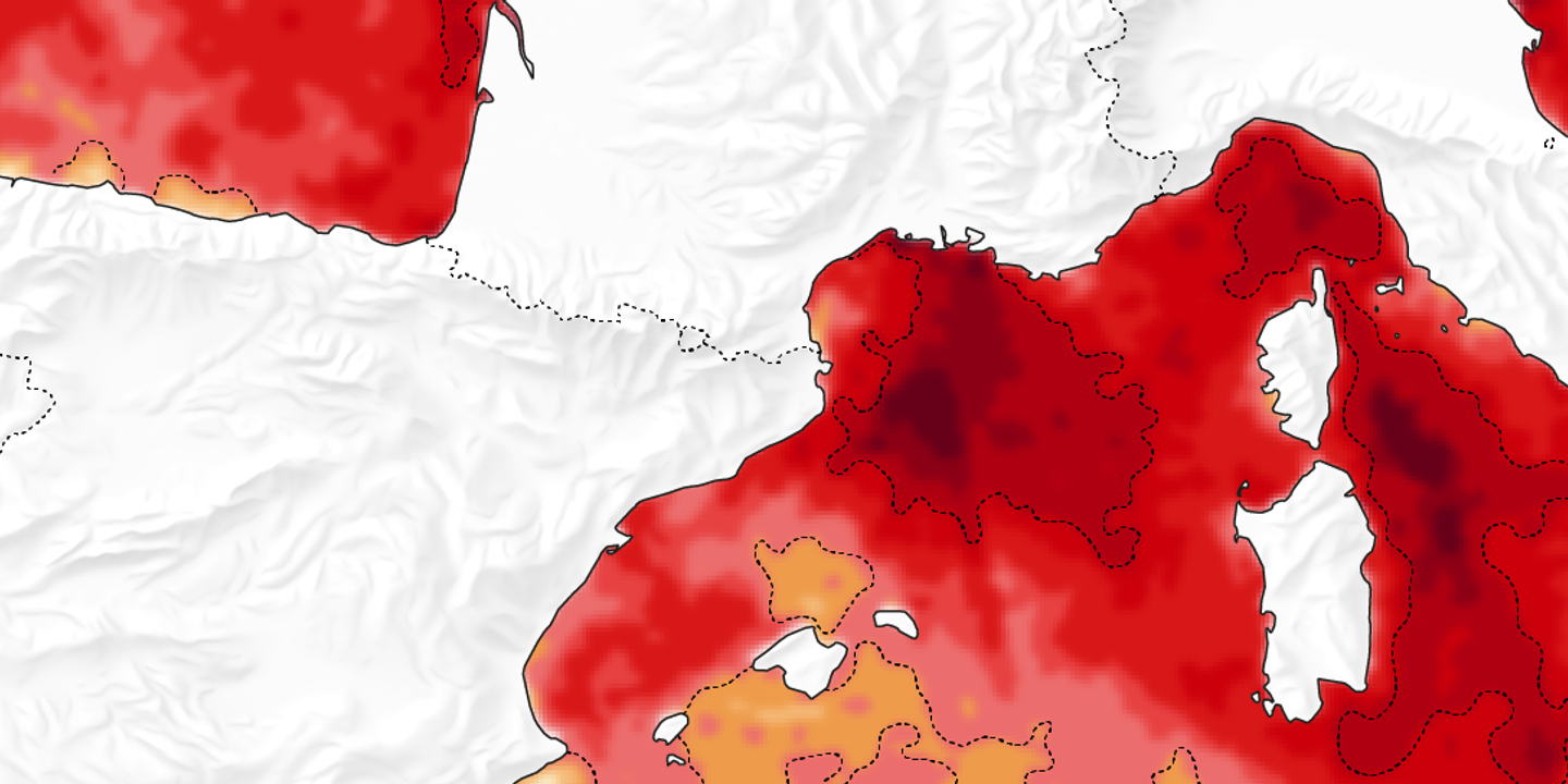 Golfe de Gascogne et Méditerranée : les eaux en surchauffe