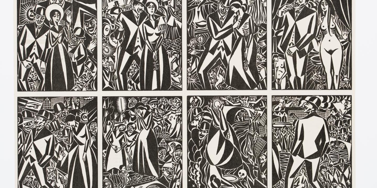 Frans Masereel, maître oublié de l'image et précurseur du roman graphique sans texte, exposé à Épinal