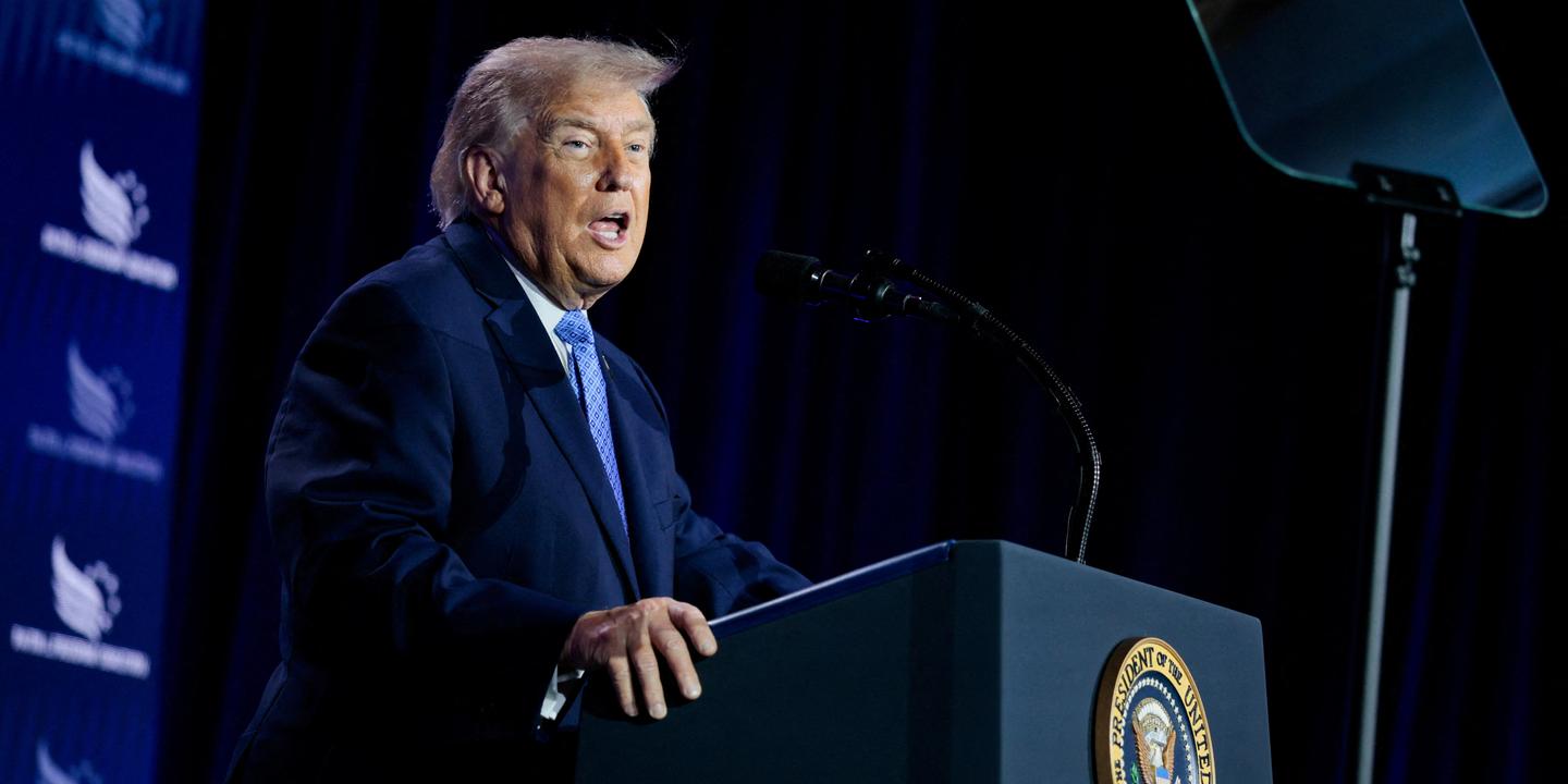 Trump menace de 100% de droits de douane contre la taxe numérique